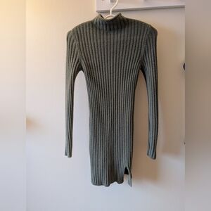 Never wore. Ribbed Knit Turtleneck Dress